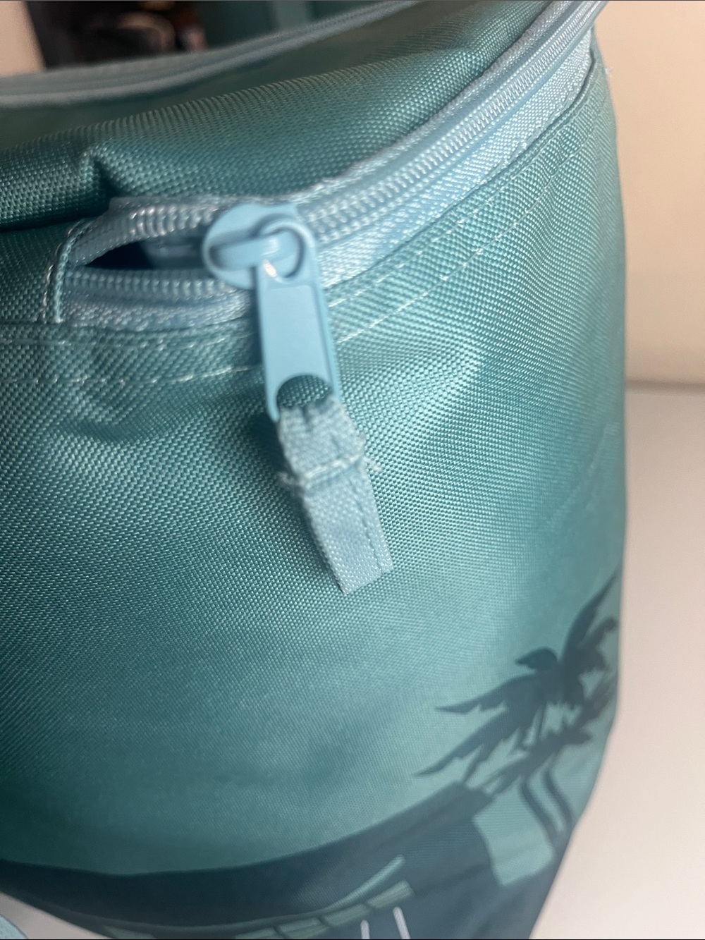 Trader Joe’s Dusty Blue Large Insulated Cooler Bag 8 Gallon - Picture 6 of 10